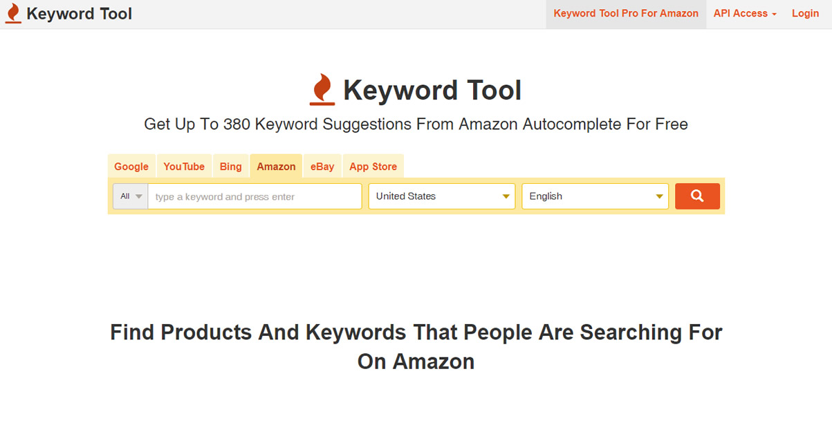 Amazon keyword tool