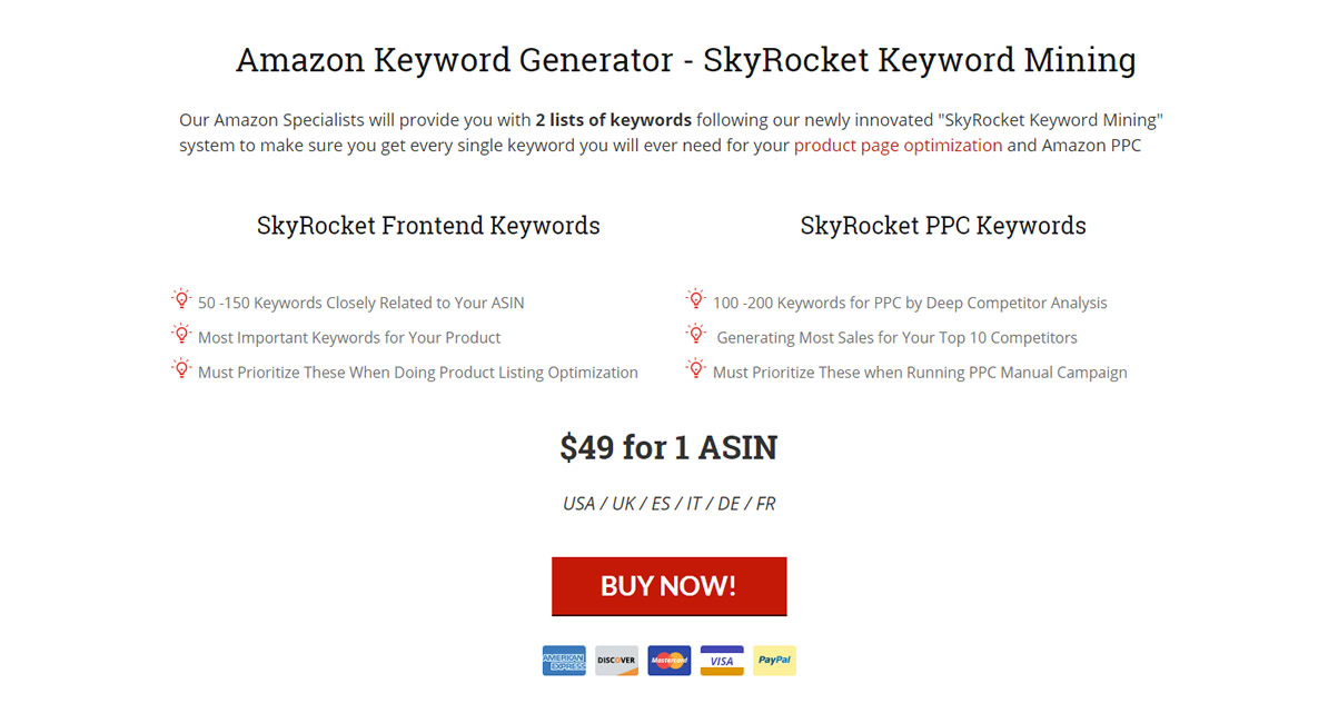 keyword generator amazon