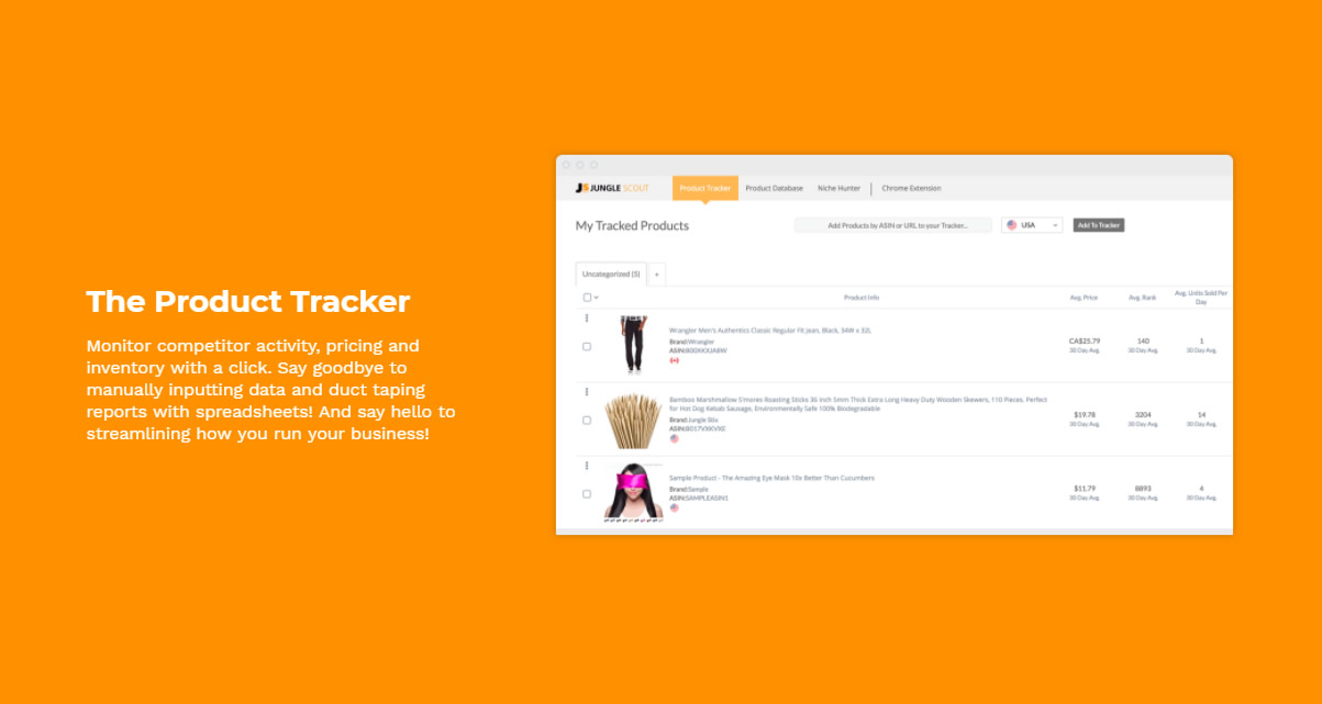 jungle scout product tracker