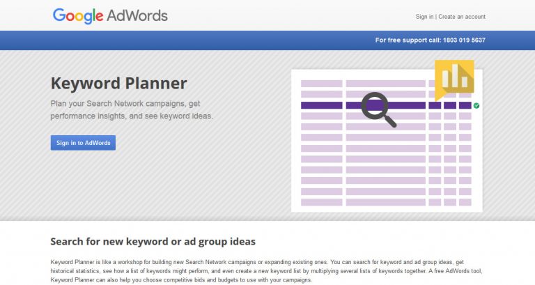 AdWords Keyword Planner