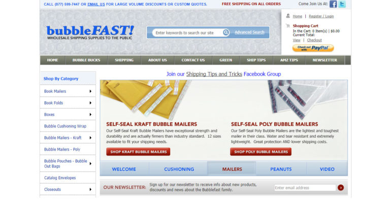 Bubblefast Shipping Supplies